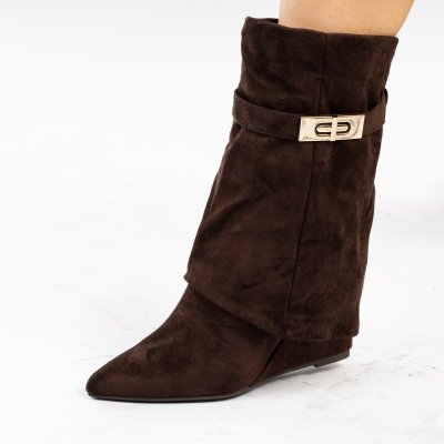 Cizme Scurte Narela Brown