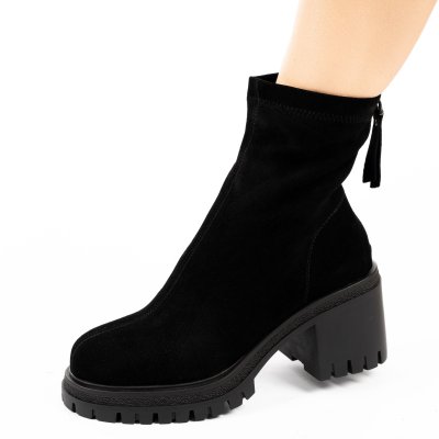 Botine Piele Naturala Serafin2 Black