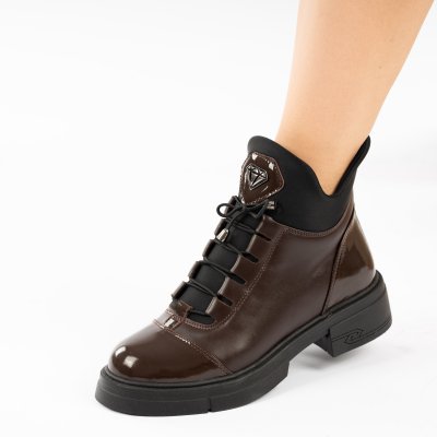 Ghete Piele Naturala Lamour2 Brown
