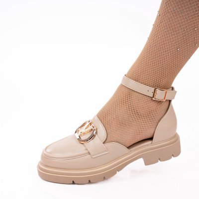 Pantofi Casual Masavi Beige