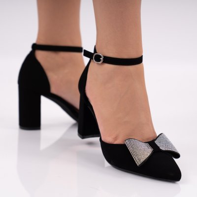 Pantofi Cu Toc Alice Black