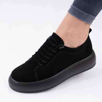 Pantofi Piele Naturala Mazun Black