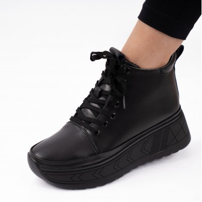 Ghete Piele Naturala Lafora Black