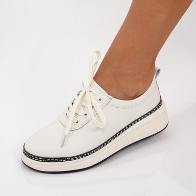 Pantofi Sport Piele Naturala Fonisa Beige