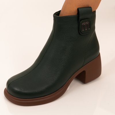 Ghete Piele Naturala Yasira Green