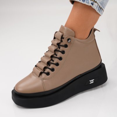 Ghete Piele Naturala Ricarda Brown