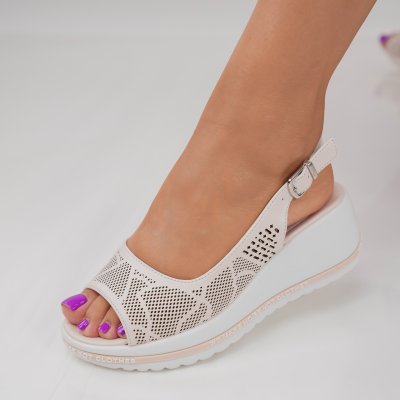 Sandale cu platforma Nevin Pink