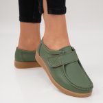 Pantofi Piele Naturala Esen Green