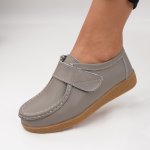 Pantofi Piele Naturala Esen Grey