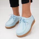 Pantofi Piele Naturala Esen8 Blue