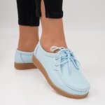 Pantofi Piele Naturala Esen8 Blue