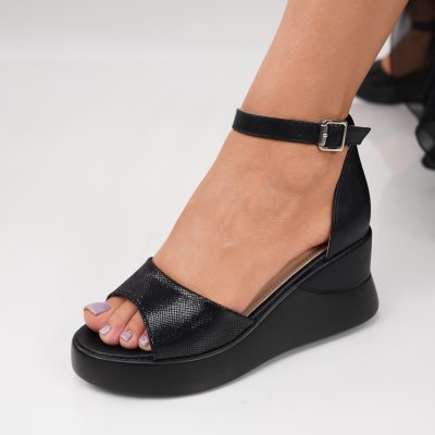 Sandale cu platforma Zafim2 Black
