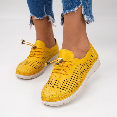 Pantofi Casual Catlin Yellow