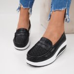 Pantofi Piele Naturala Relly6 Black