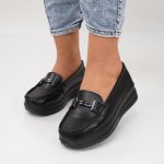 Pantofi Piele Naturala Bridge Black