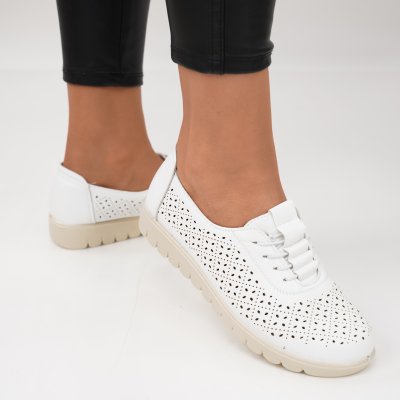 Pantofi Casual Erudia White
