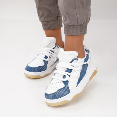 Pantofi Sport Figaro White Blue