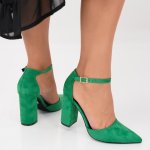 Pantofi Cu Toc Natacia Green
