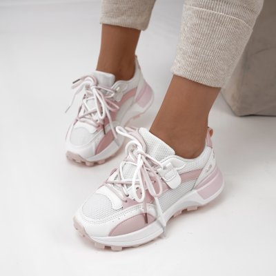 Pantofi Sport Griti White Pink