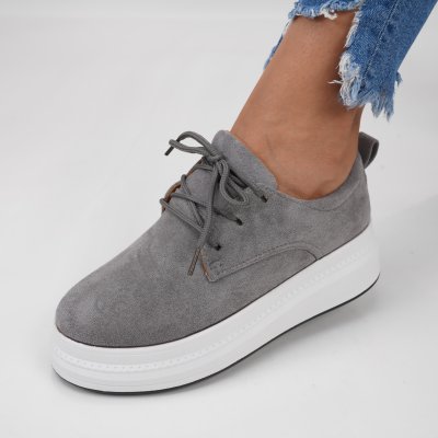 Pantofi Casual Delavi Grey