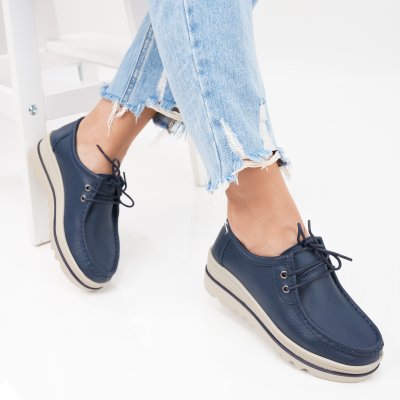 Pantofi Piele Naturala Galego2 Navi