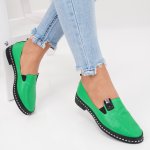 Pantofi Piele Naturala Suvar Green