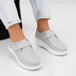 Pantofi Piele Naturala Relly3 Grey