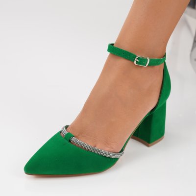 Pantofi Cu Toc Ercan Green