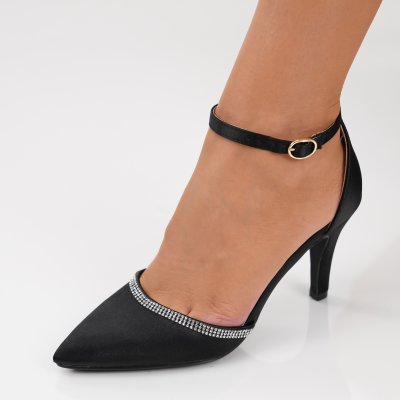Pantofi Cu Toc Tedes Black
