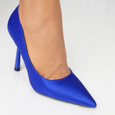 Pantofi Cu Toc Sazan Blue