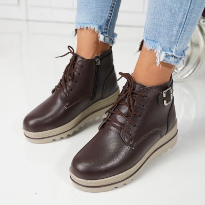 Ghete Piele Naturala Dalton Brown