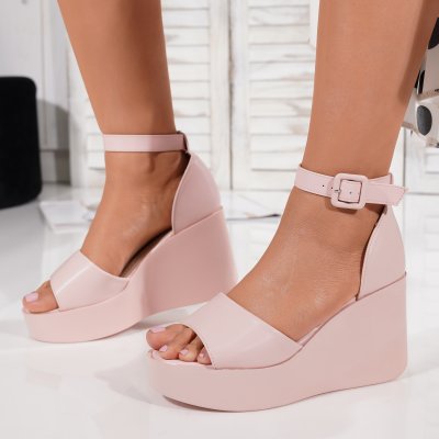 Sandale cu platforma Verdun Pink
