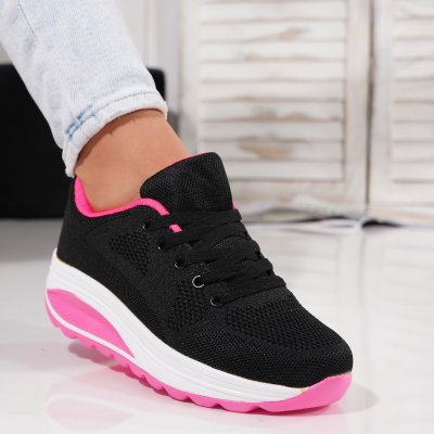 Pantofi Sport Mateo Black Pink
