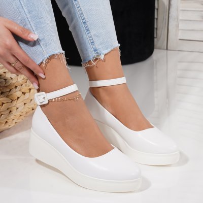 Pantofi Casual Tauri White 