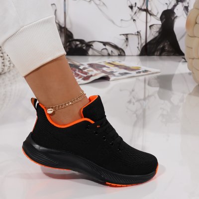 Pantofi Sport Gabriela Black Orange