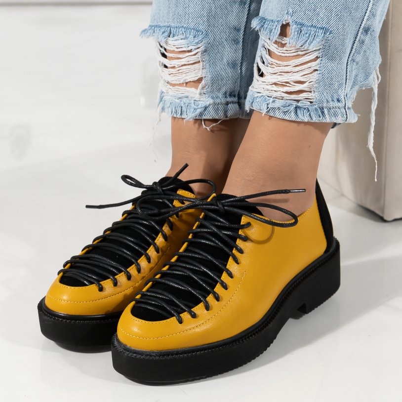 Pantofi Casual Erini6 Yellow