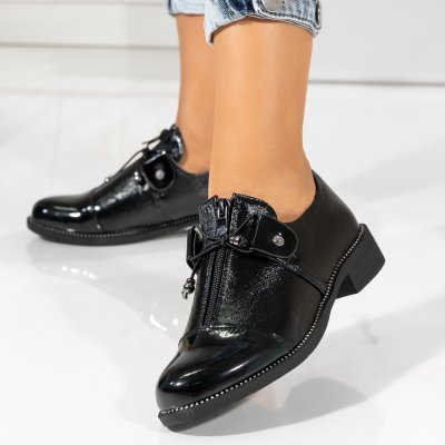 Pantofi Casual Jinan Black 
